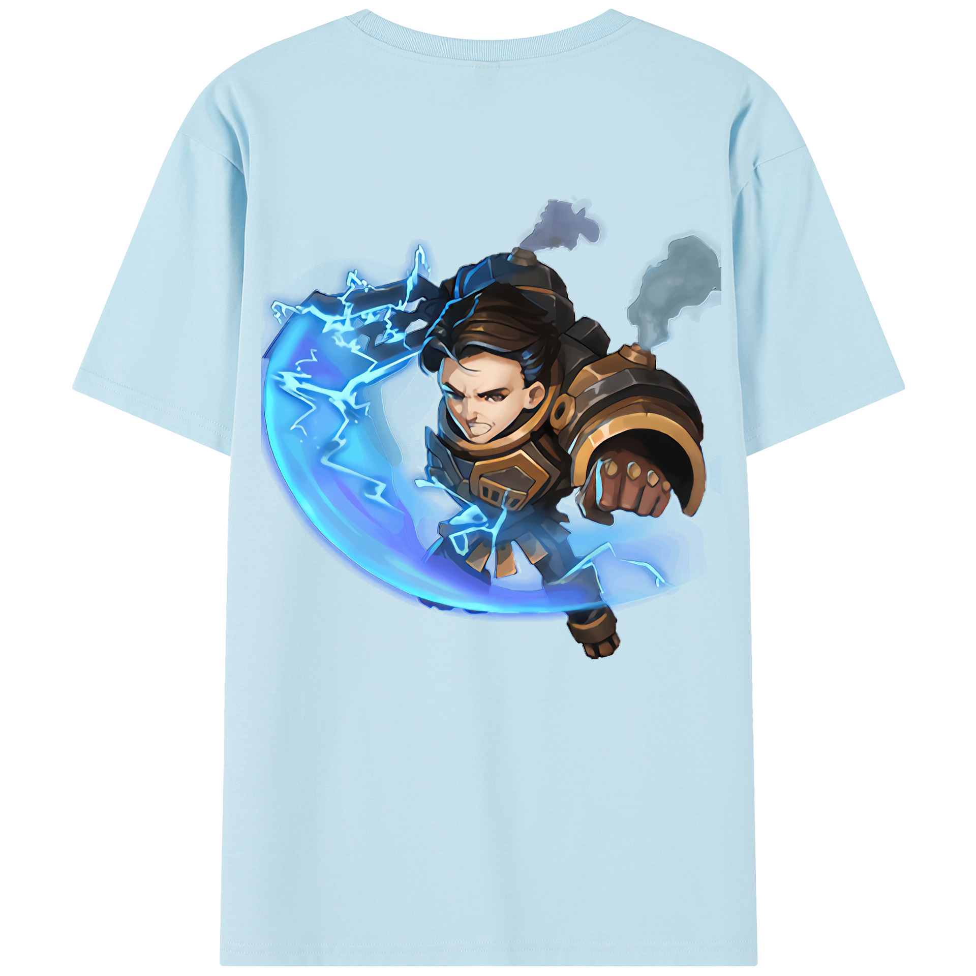 リーグ・オブ・レジェンド League of Legends LOL 綿100％半袖Tシャツ（背面プリント）
